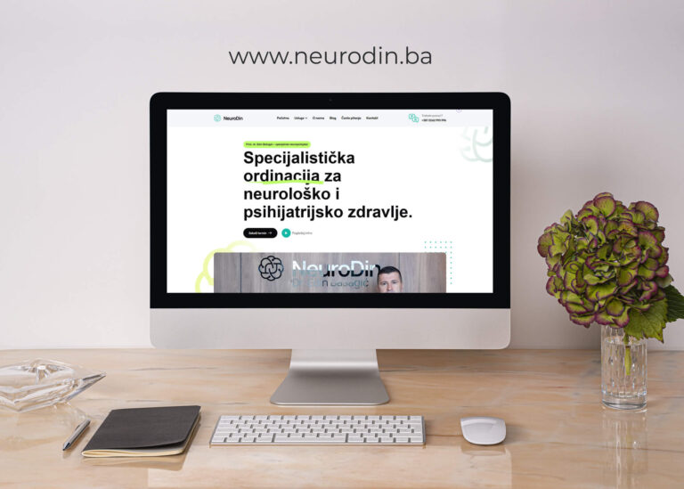 website display www.neurodin.ba